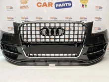 Audi Q5 8R S Line 2013-2016 Complete Front Bumper With Grilles / Grey