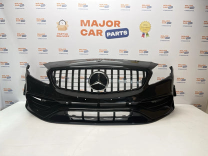 Mercedes-Benz A Class W176 2016-2018 AMG A45 Front Bumper with GT Grille / Black 