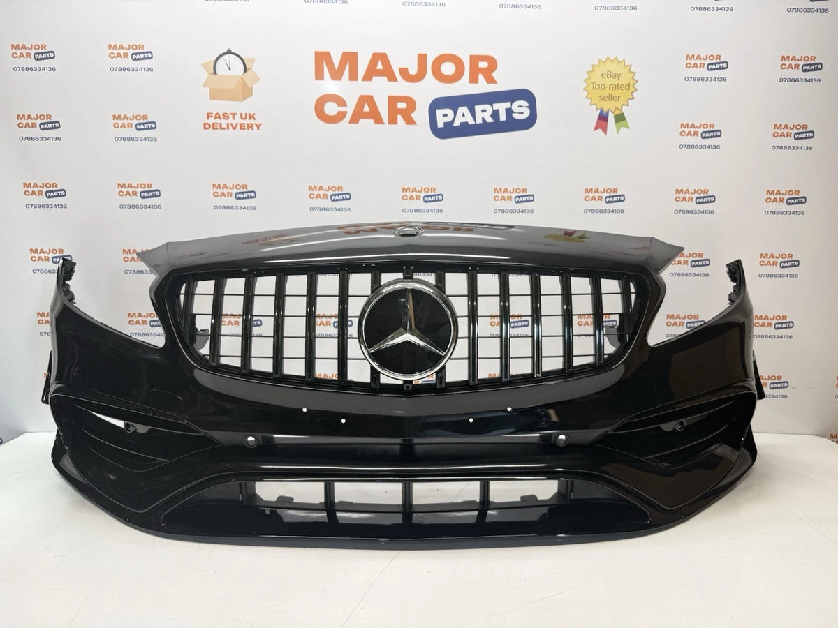 Mercedes-Benz A Class W176 2016-2018 AMG A45 Front Bumper with GT Grille / Black