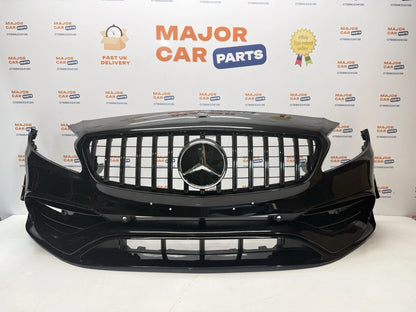 Mercedes-Benz A Class W176 2016-2018 AMG A45 Front Bumper with GT Grille / Black
