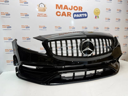 Mercedes-Benz A Class W176 2016-2018 AMG A45 Front Bumper with GT Grille / Black