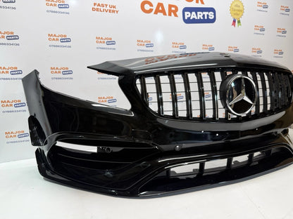Mercedes-Benz A Class W176 2016-2018 AMG A45 Front Bumper with GT Grille / Black