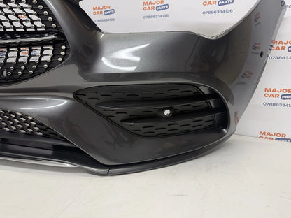 Mercedes-Benz CLA C118 2019-2023 Front Bumper With Grilles / AMG Line / Grey
