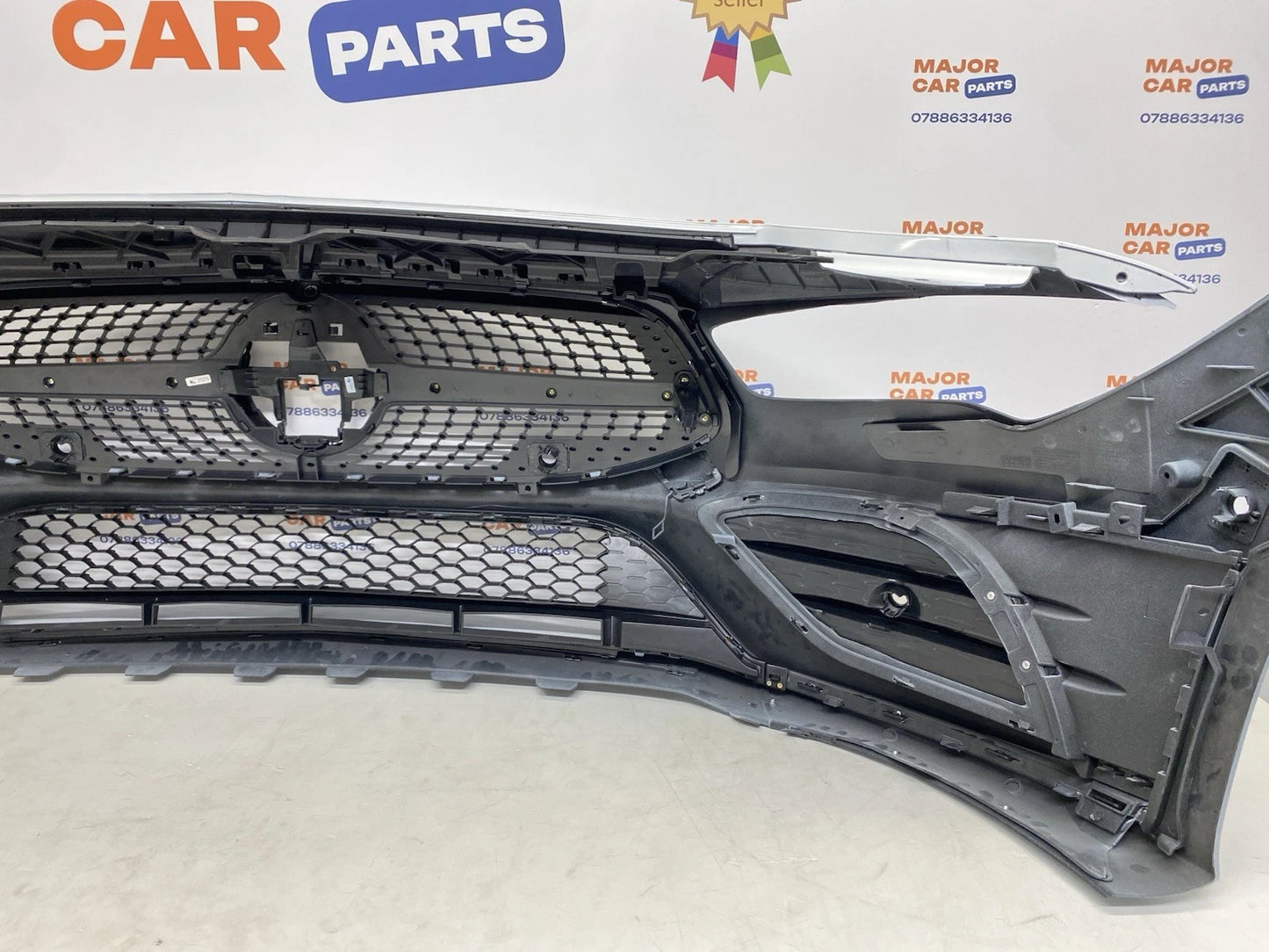 Mercedes-Benz CLA C118 2019 On Front Bumper With Grilles / AMG Line / White