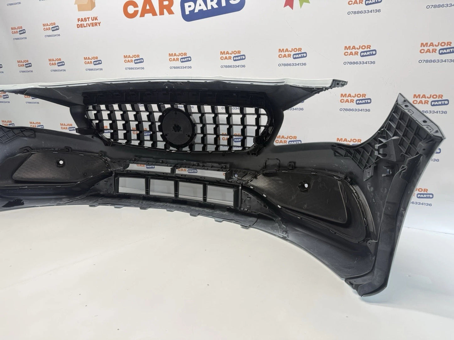 Mercedes-Benz CLA C117 2017-2018 Front Bumper With GT Grille / AMG Line / White