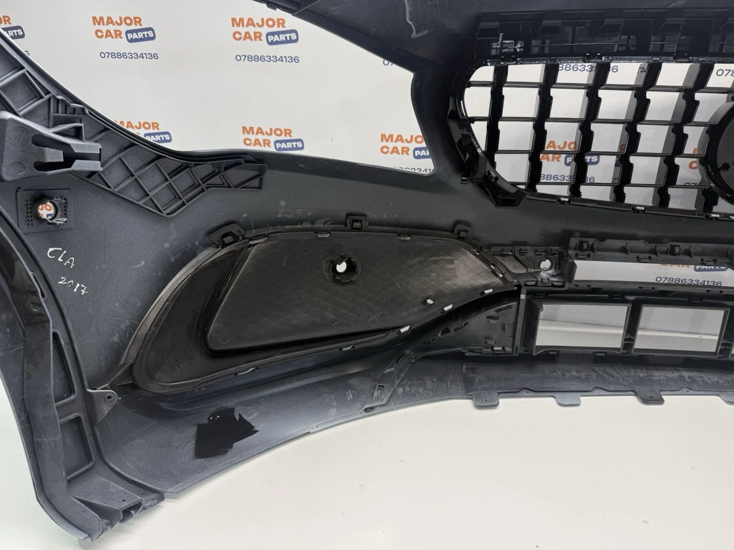 Mercedes-Benz CLA C117 2017-2018 Front Bumper With GT Grille / AMG Line / White