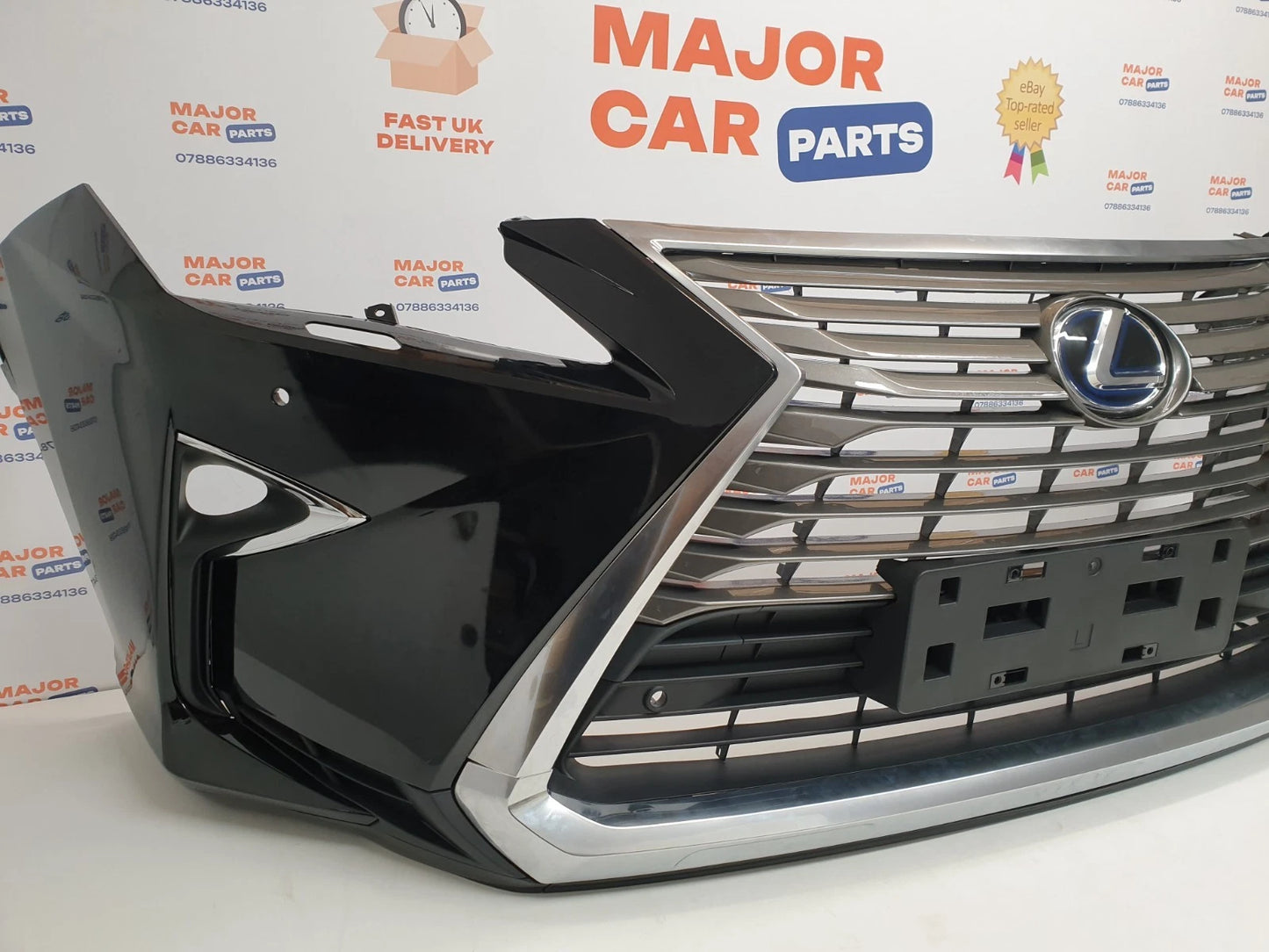 Lexus RX 450h 2016-2018 Complete Front Bumper with Grilles / Black