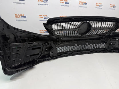 Mercedes-Benz C Class W205 2019-2021 Complete Front Bumper & Grilles / AMG Line