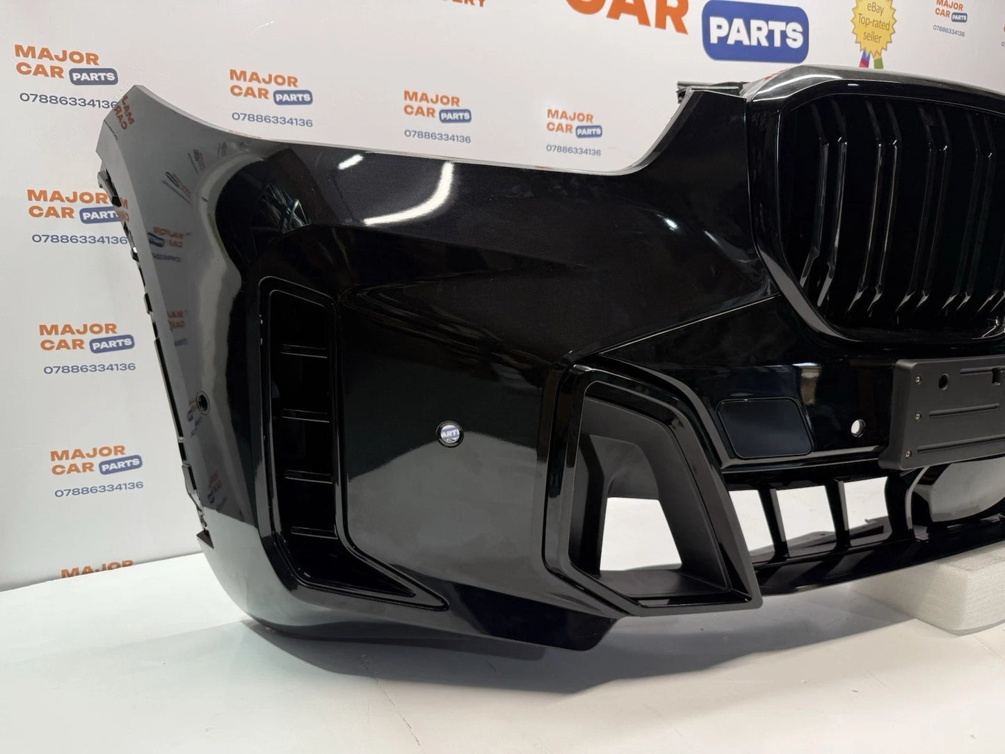 BMW X5 G05 LCI 2024-On Complete Front Bumper with Grilles / M Sport / Black