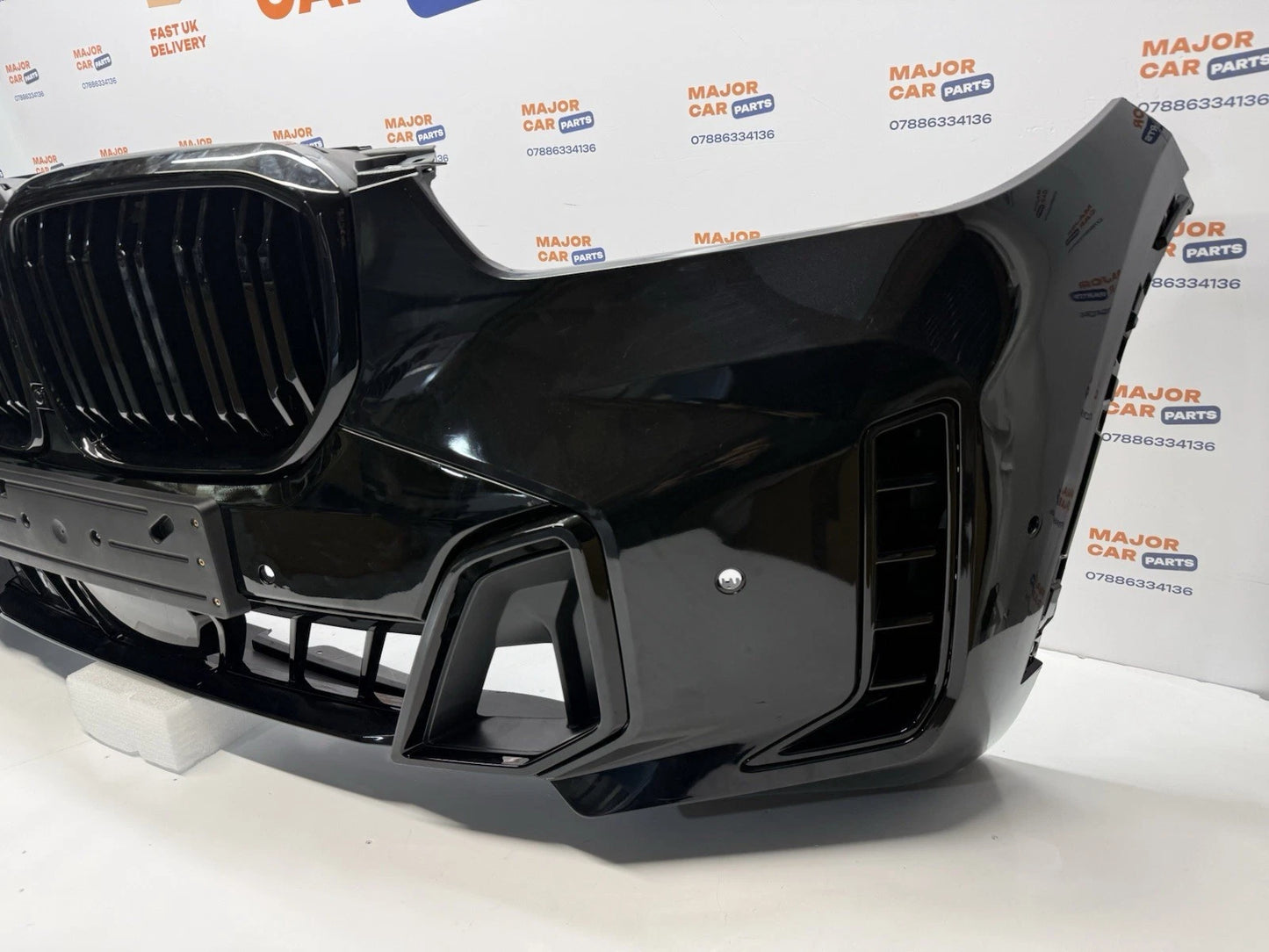 BMW X5 G05 LCI 2024-On Complete Front Bumper with Grilles / M Sport / Black