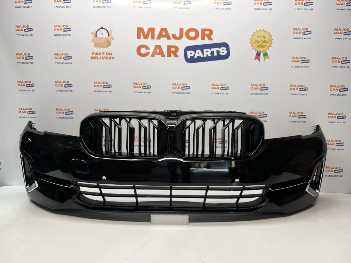 BMW 5 Series G30 LCI 2021-2023 Complete M Sport Front Bumper with Grilles / M5 Grille