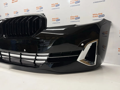 BMW 5 Series G30 LCI 2021-2023 Complete M Sport Front Bumper with Grilles / M5 Grille