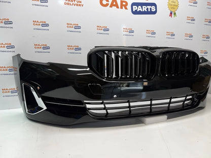 BMW 5 Series G30 LCI 2021-2023 Complete M Sport Front Bumper with Grilles / M5 Grille