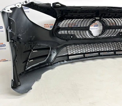 Mercedes Benz A Class W177 2019-2022 AMG Front Bumper with Grilles / White