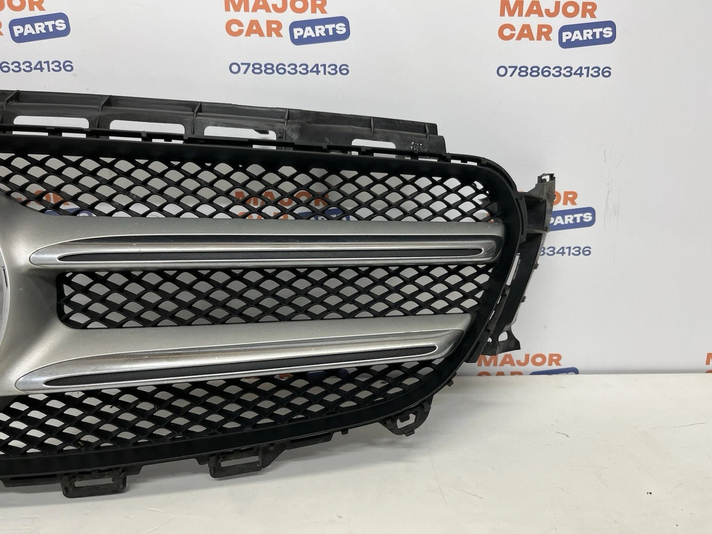 Mercedes Benz E Class W213 2016-2020 Front Bumper with Grilles /  Black / Genuine