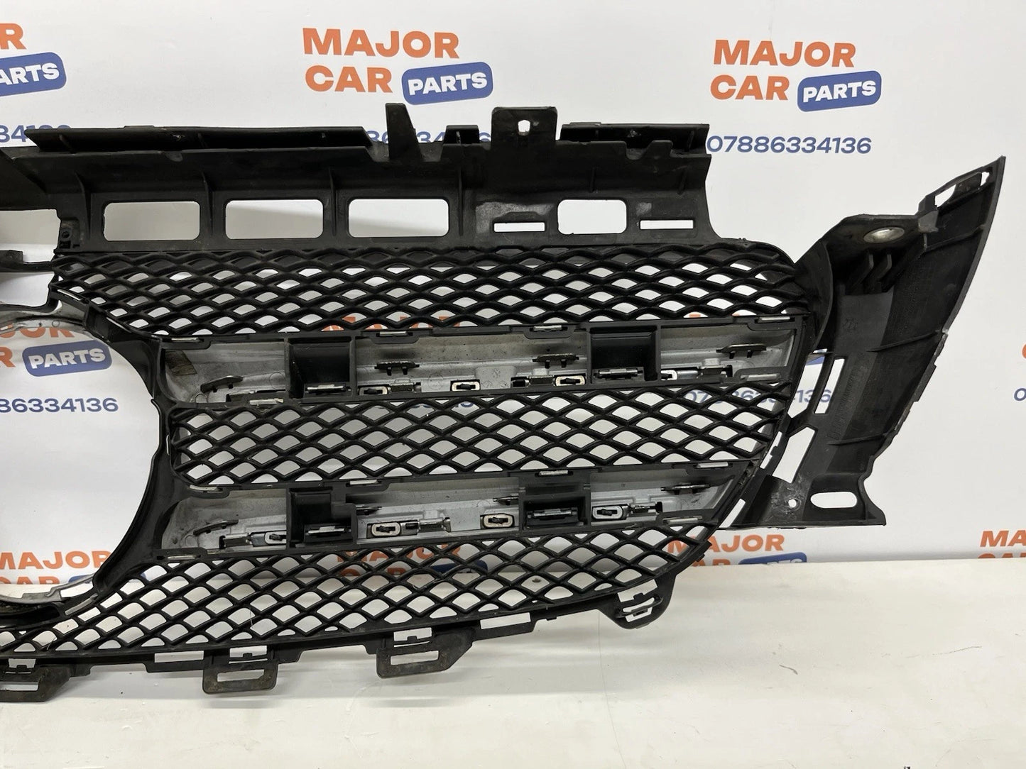 Mercedes Benz E Class W213 2016-2020 Front Bumper with Grilles /  Black / Genuine