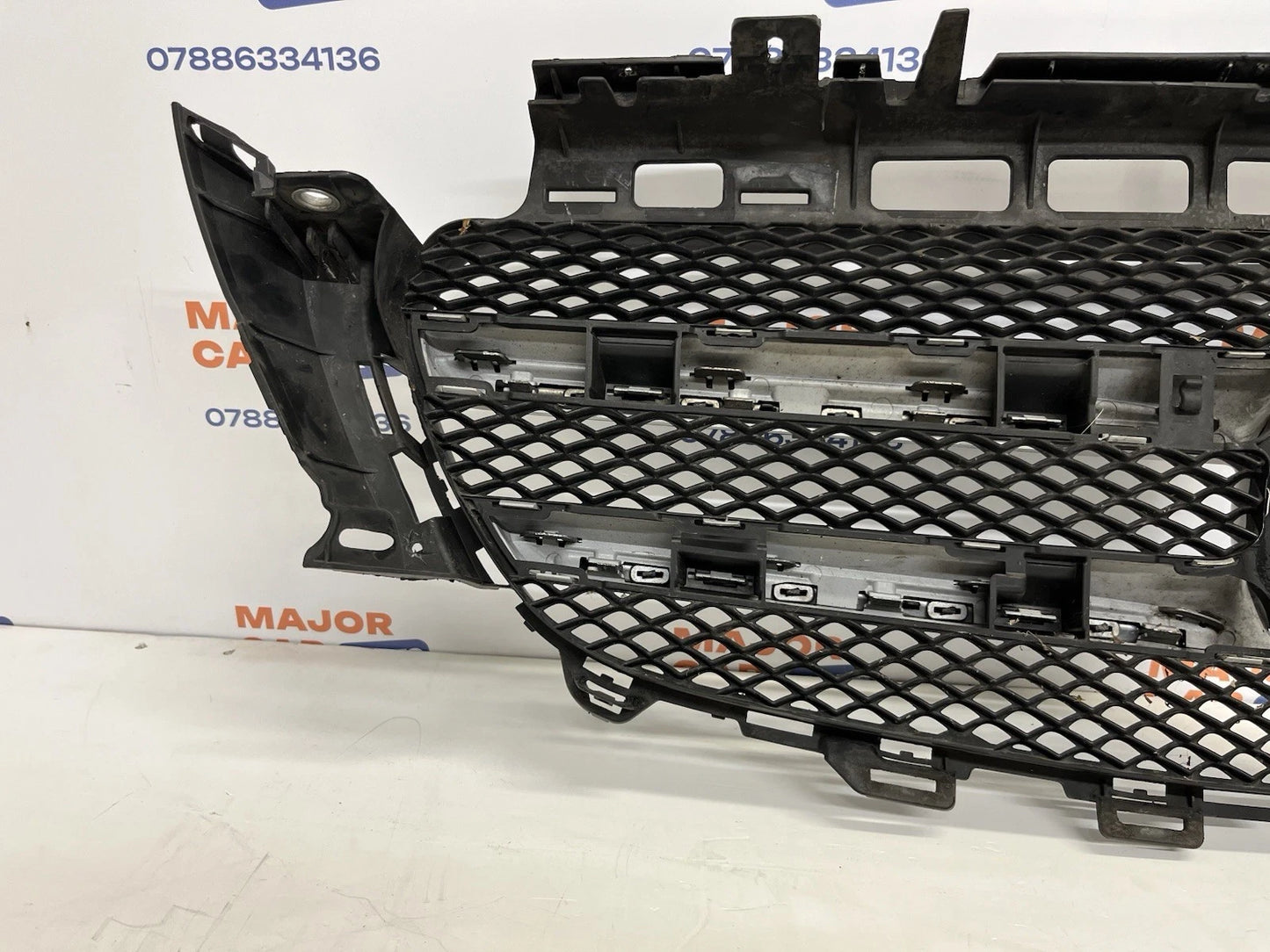 Mercedes Benz E Class W213 2016-2020 Front Bumper with Grilles /  Black / Genuine