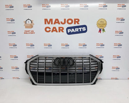 Audi Q5 S-Line MK2 2019-2024 Front Bumper Grille with Silver Chrome / 83A853651B