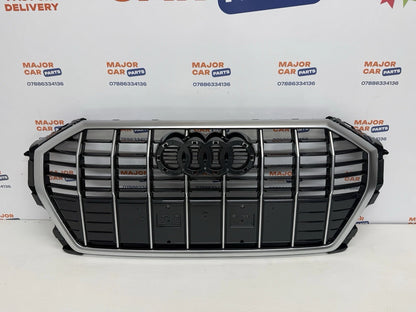 Audi Q5 S-Line MK2 2019-2024 Front Bumper Grille with Silver Chrome / 83A853651B