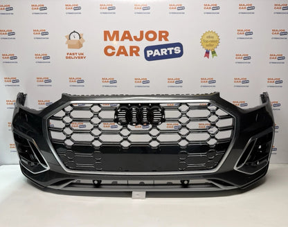 Audi Q5 S Line 2021-2024 Complete Front Bumper With Grilles