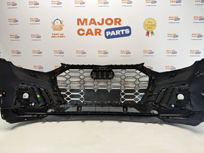 Audi Q5 S Line 2021-2024 Complete Front Bumper With Grilles / Black