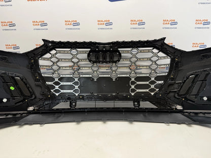 Audi Q5 S Line 2021-2024 Complete Front Bumper With Grilles / Black