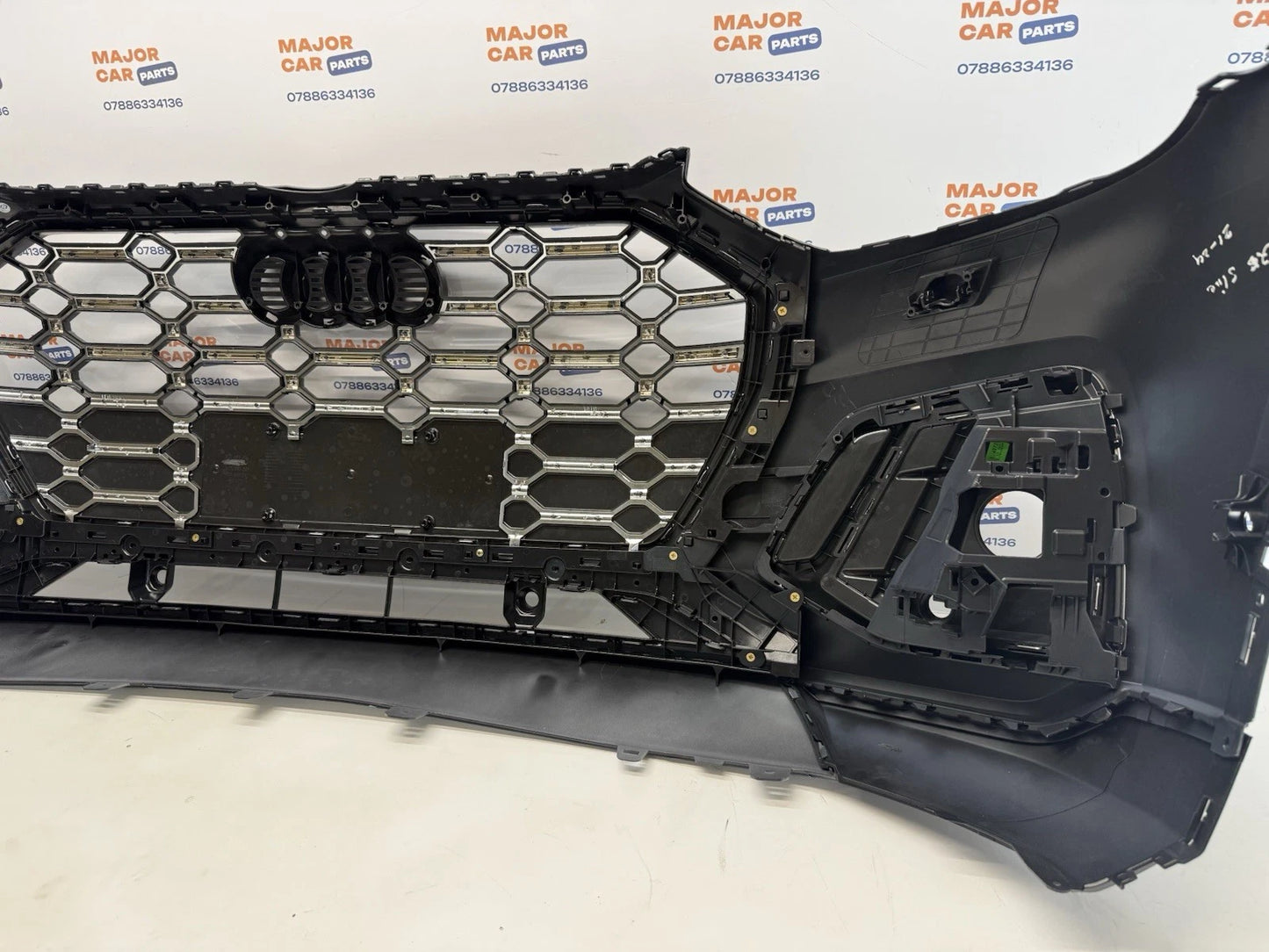 Audi Q5 S Line 2021-2024 Complete Front Bumper With Grilles / Black