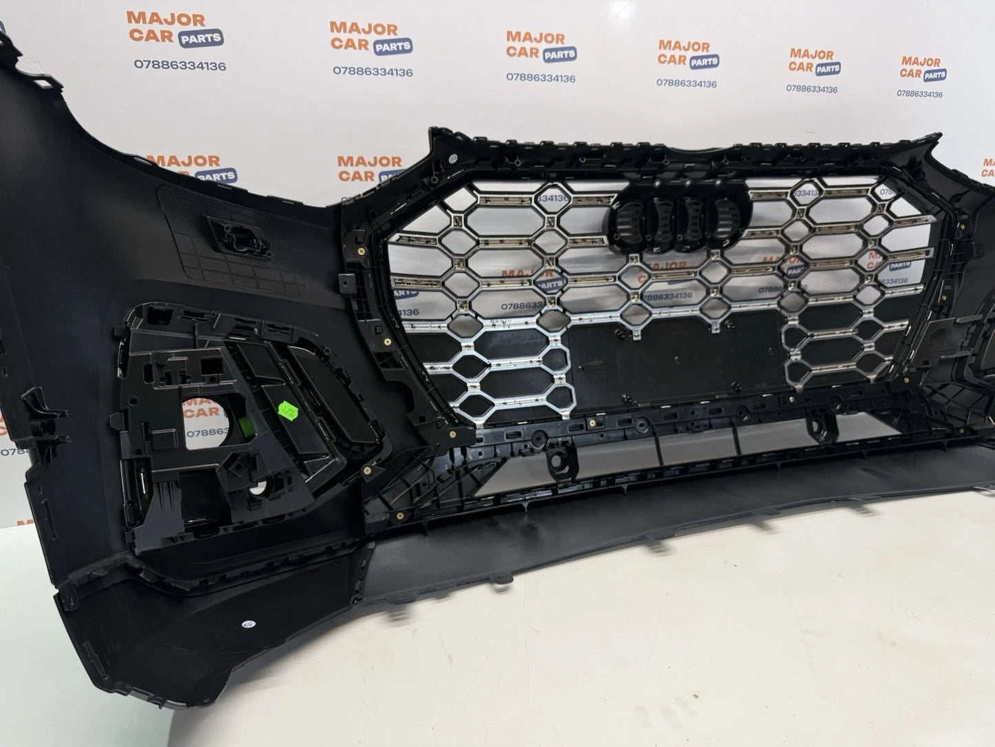 Audi Q5 S Line 2021-2024 Complete Front Bumper With Grilles / Black