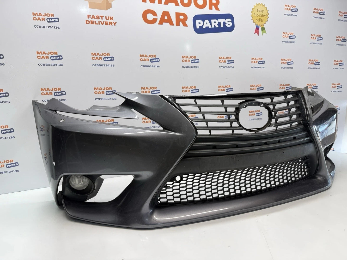 Lexus IS 300h 2013-2016 Genuine Front Bumper With Grilles / Grey