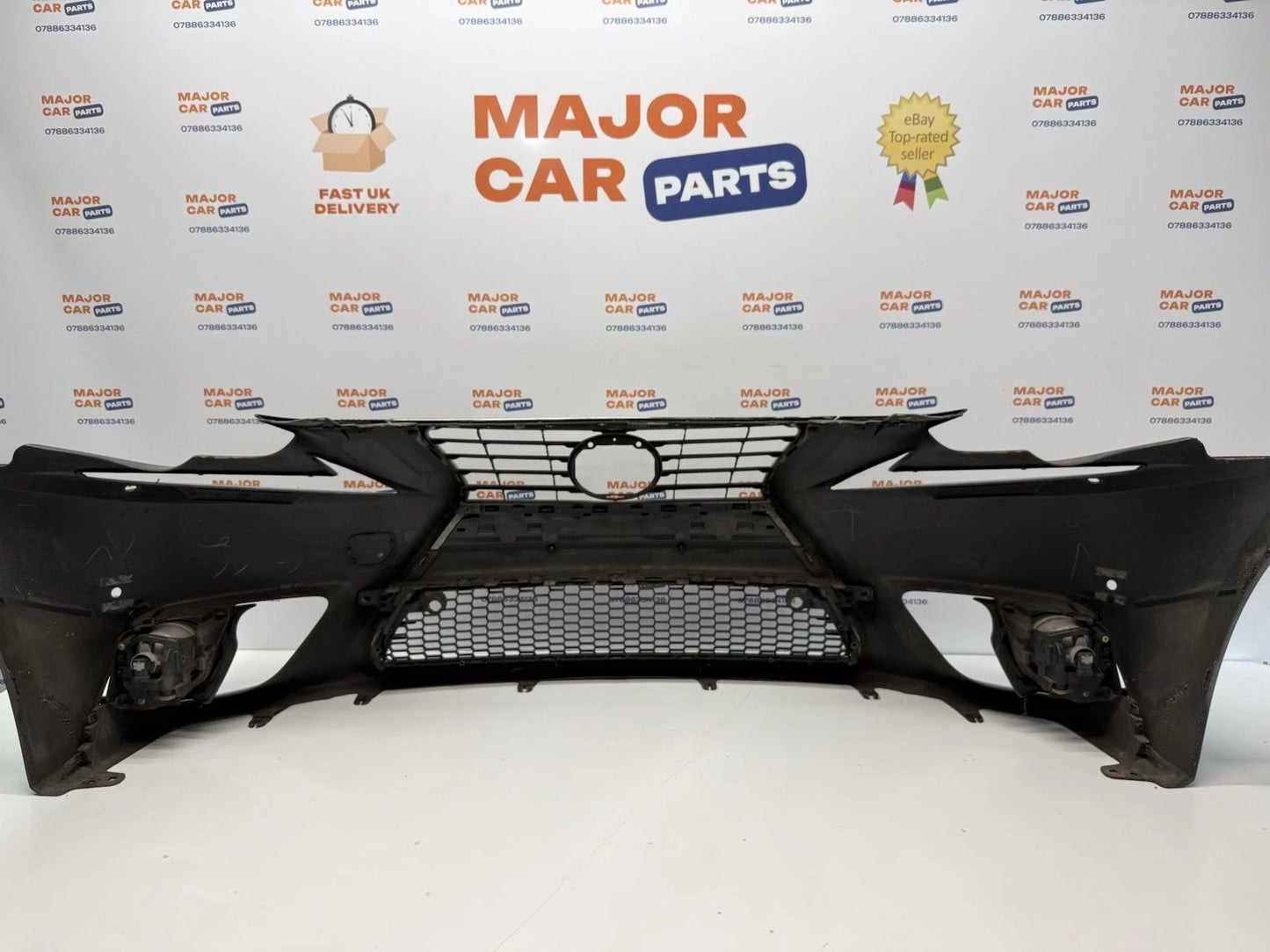 Lexus IS 300h 2013-2016 Genuine Front Bumper With Grilles / Grey