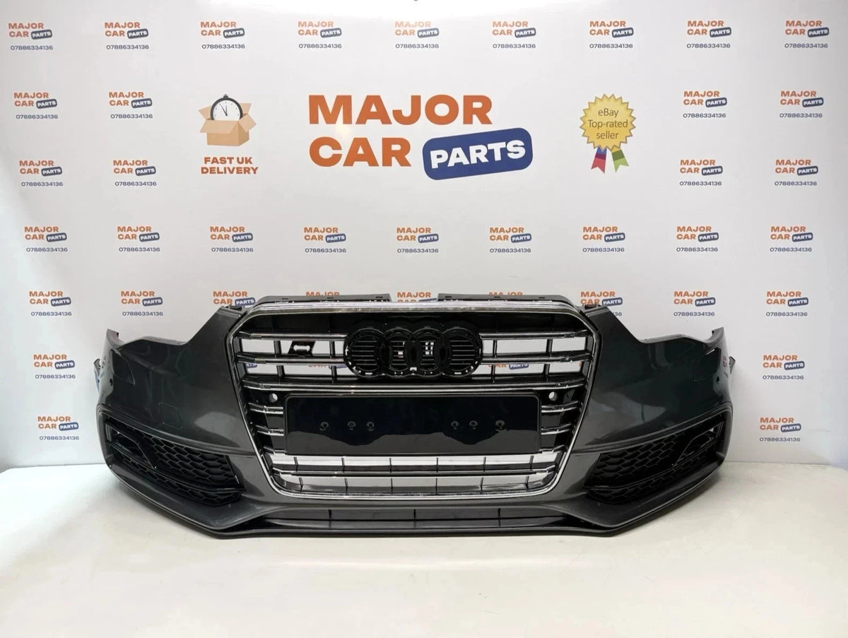 Audi A5 S Line 8T 2012-2016 Complete Front Bumper with Grilles / Grey