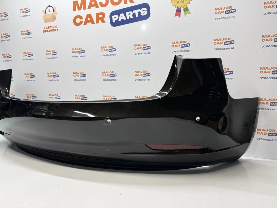 Tesla Model 3 2017-2023 Rear Bumper W/ Spoiler W/ PDC In Black