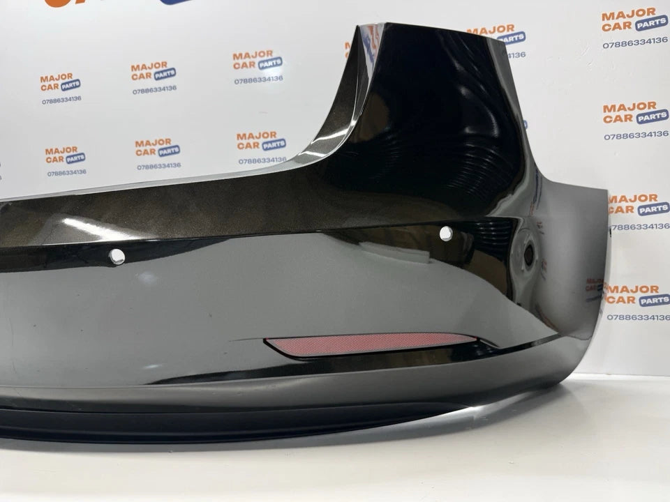 Tesla Model 3 2017-2023 Rear Bumper W/ Spoiler W/ PDC In Black