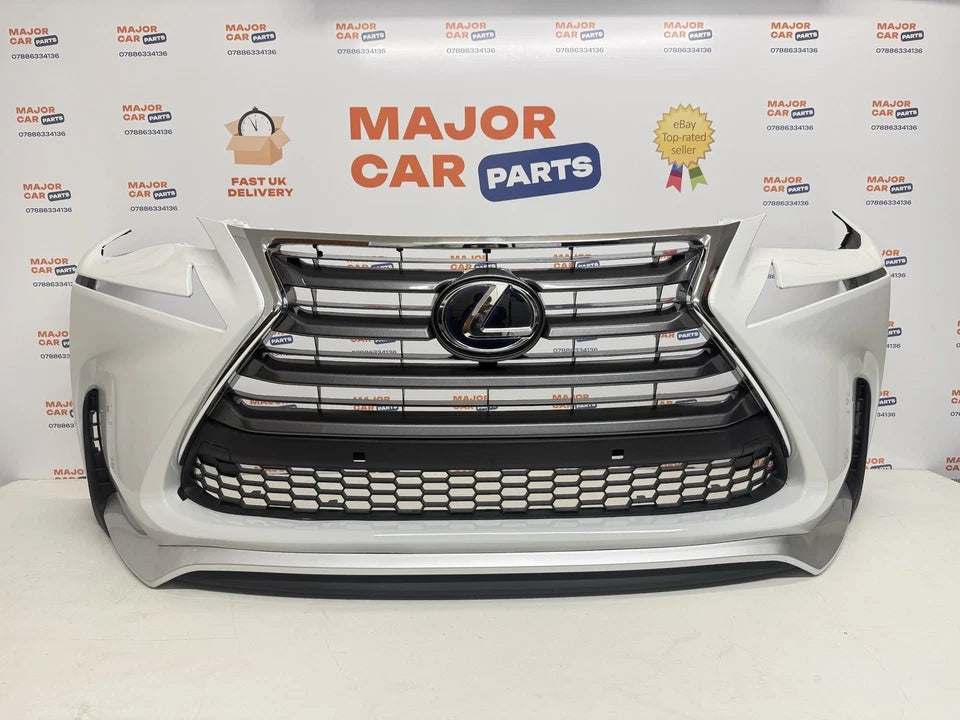 Lexus NX 300h 2014–2017 Front Bumper with Grilles / White
