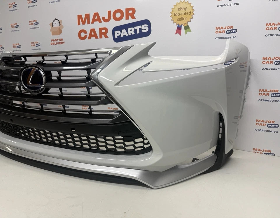 Lexus NX 300h 2014–2017 Front Bumper with Grilles / White