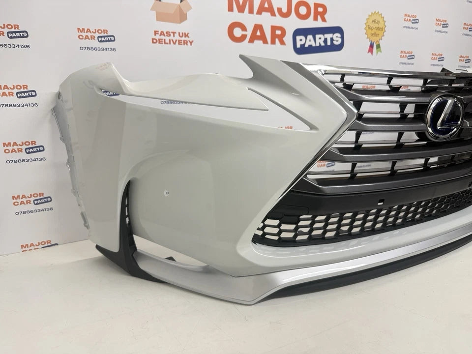 Lexus NX 300h 2014–2017 Front Bumper with Grilles / White
