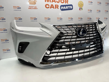 Lexus NX 300h 2018–2022 Front Bumper Assembly with Grilles / White