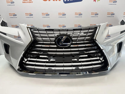 Lexus NX 300h 2018–2022 Front Bumper Assembly with Grilles / White