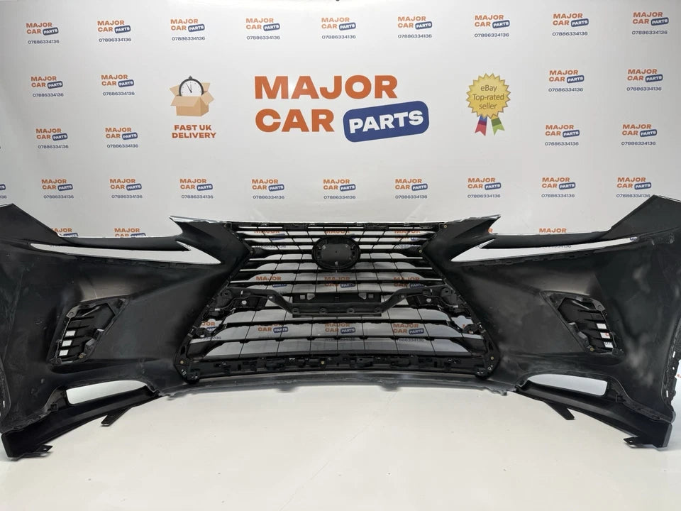 Lexus NX 300h 2018–2022 Front Bumper Assembly with Grilles / White