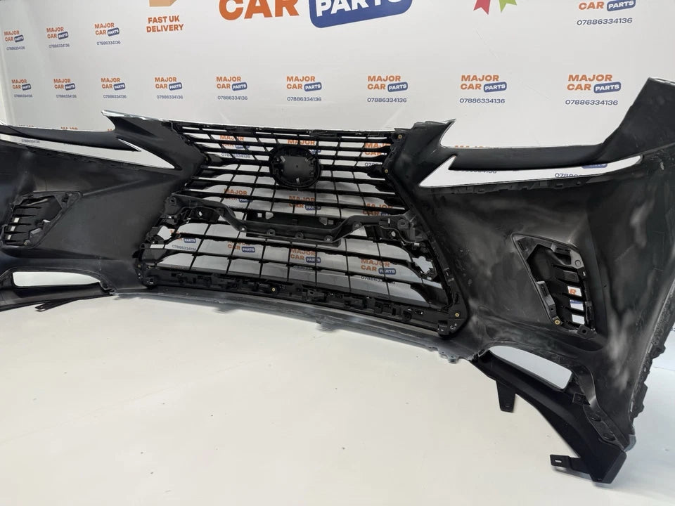 Lexus NX 300h 2018–2022 Front Bumper Assembly with Grilles / White
