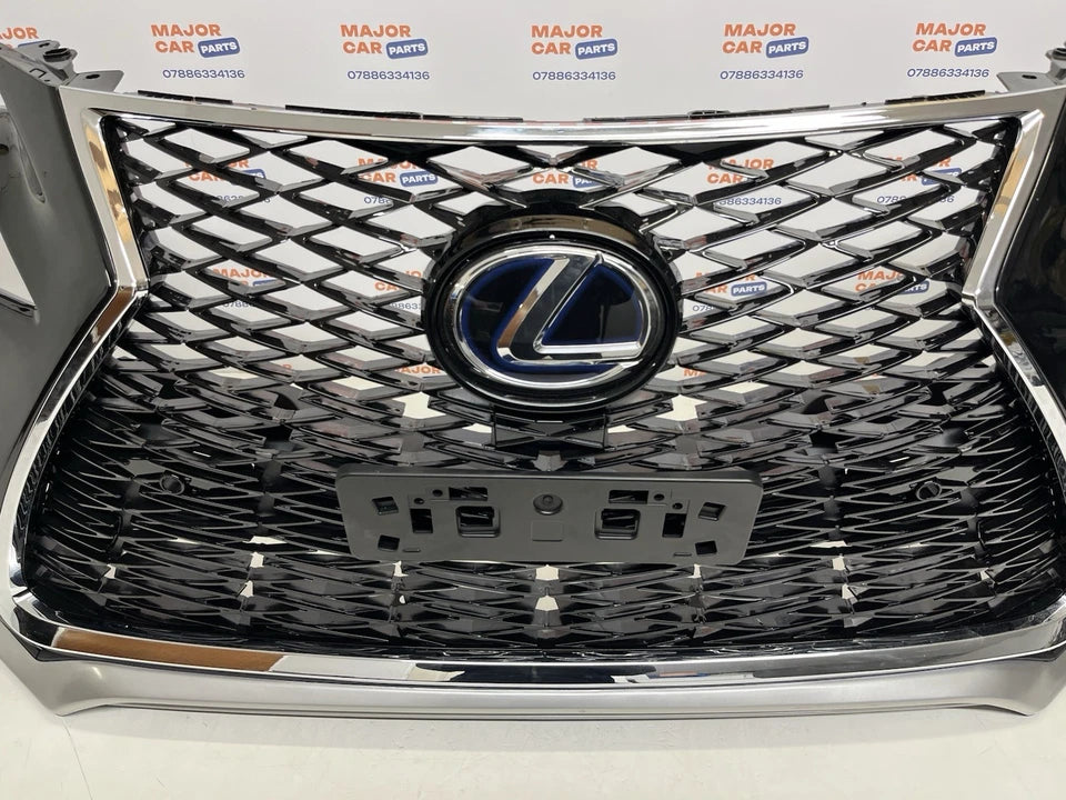 Lexus NX 300h 2018–2022 Front Bumper Complete with Grilles / F Sport / Grey