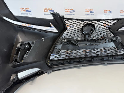 Lexus NX 300h 2018–2022 Front Bumper Complete with Grilles / F Sport / White