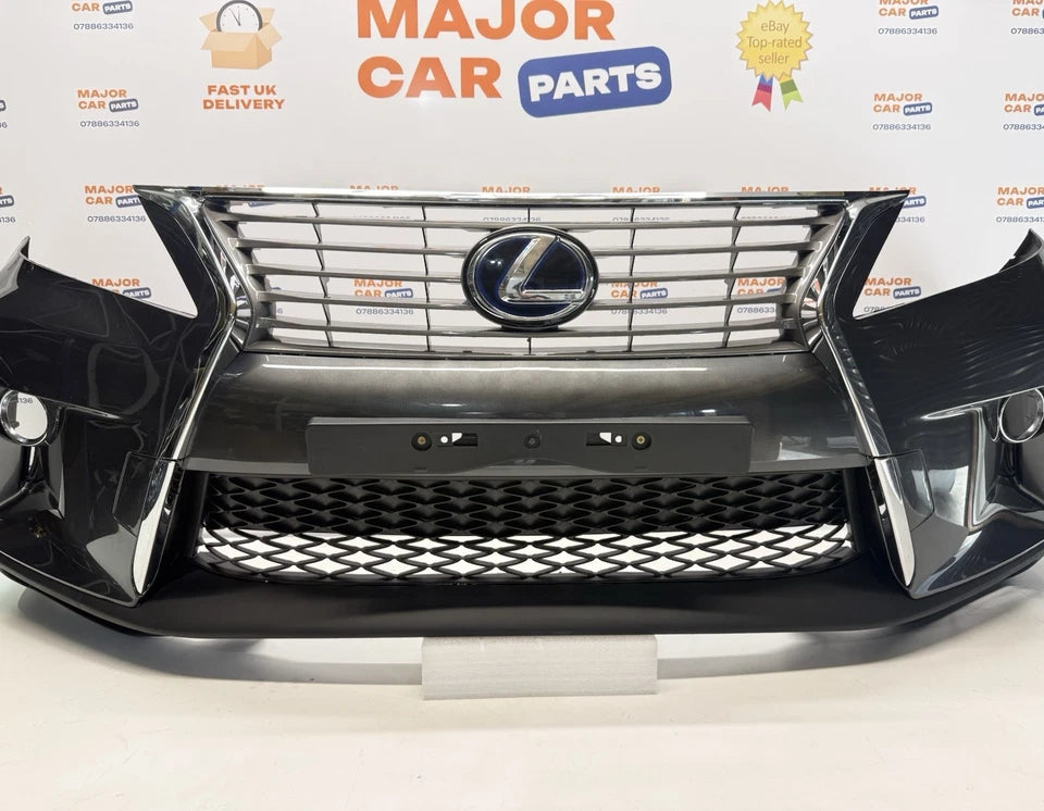 Lexus RX 450h 2013-2015 Complete Front Bumper with Grilles / Grey