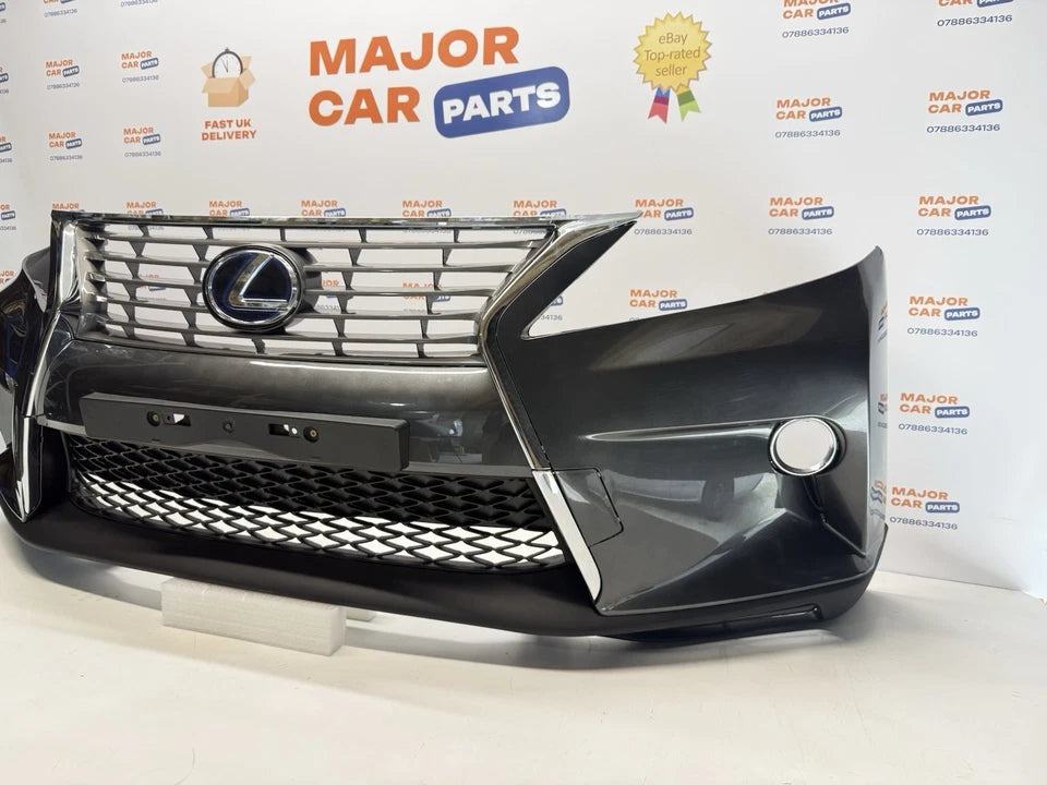 Lexus RX 450h 2013-2015 Complete Front Bumper with Grilles / Grey