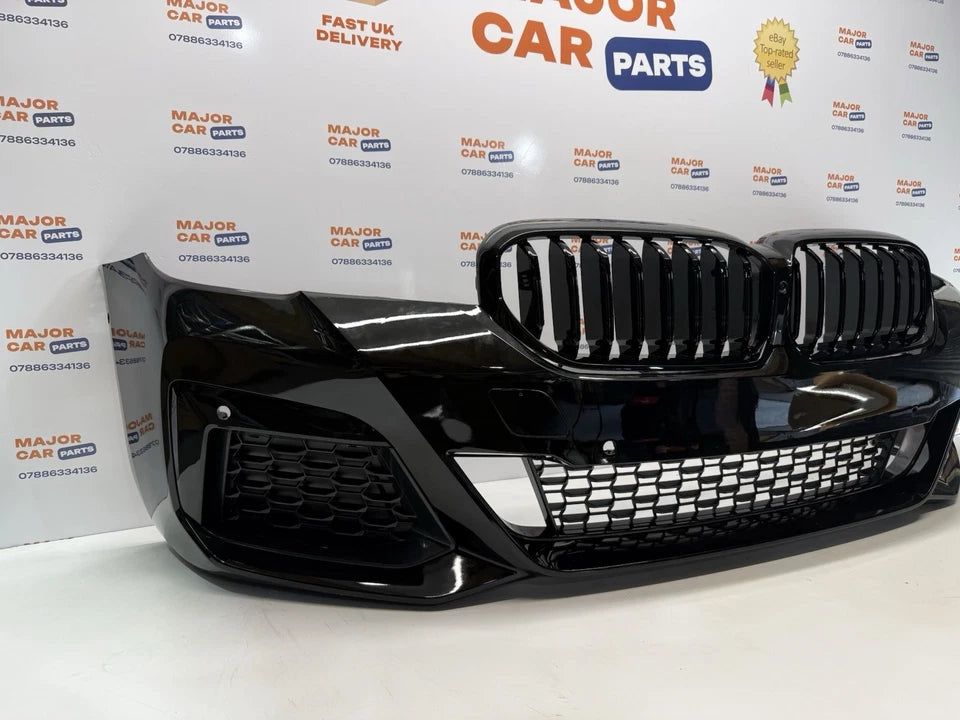 BMW 5 Series G30 LCI 2021-2023 Complete Front Bumper with Grilles / M Sport
