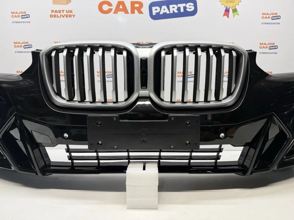 BMW X3 X4 GO1 G02 LCI 2022-2023 Front Bumper with Grilles / M Sport / Black