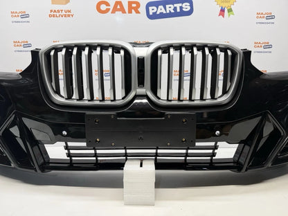 BMW X3 X4 GO1 G02 LCI 2022-2023 Front Bumper with Grilles / M Sport / Black