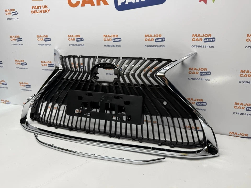 Lexus ES 300h 2019-2021 Front Bumper Radiator Grille and Chrome Trims