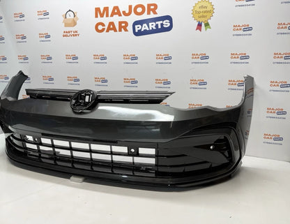 Volkswagen Golf 8 R-Line 2020–2024 Front Bumper With Grilles / Grey