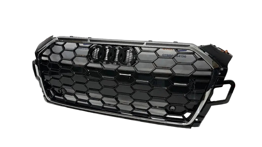 Audi A5 S Line 2020-2024 Front Bumper Radiator Grille with Chrome